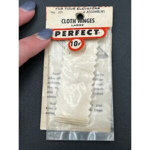 Perfect Cloth Hinges Large Elevator Parts Model Airplane #201 New in Package